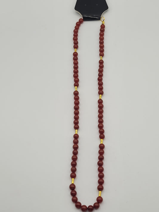 Carnelian Bead Necklace