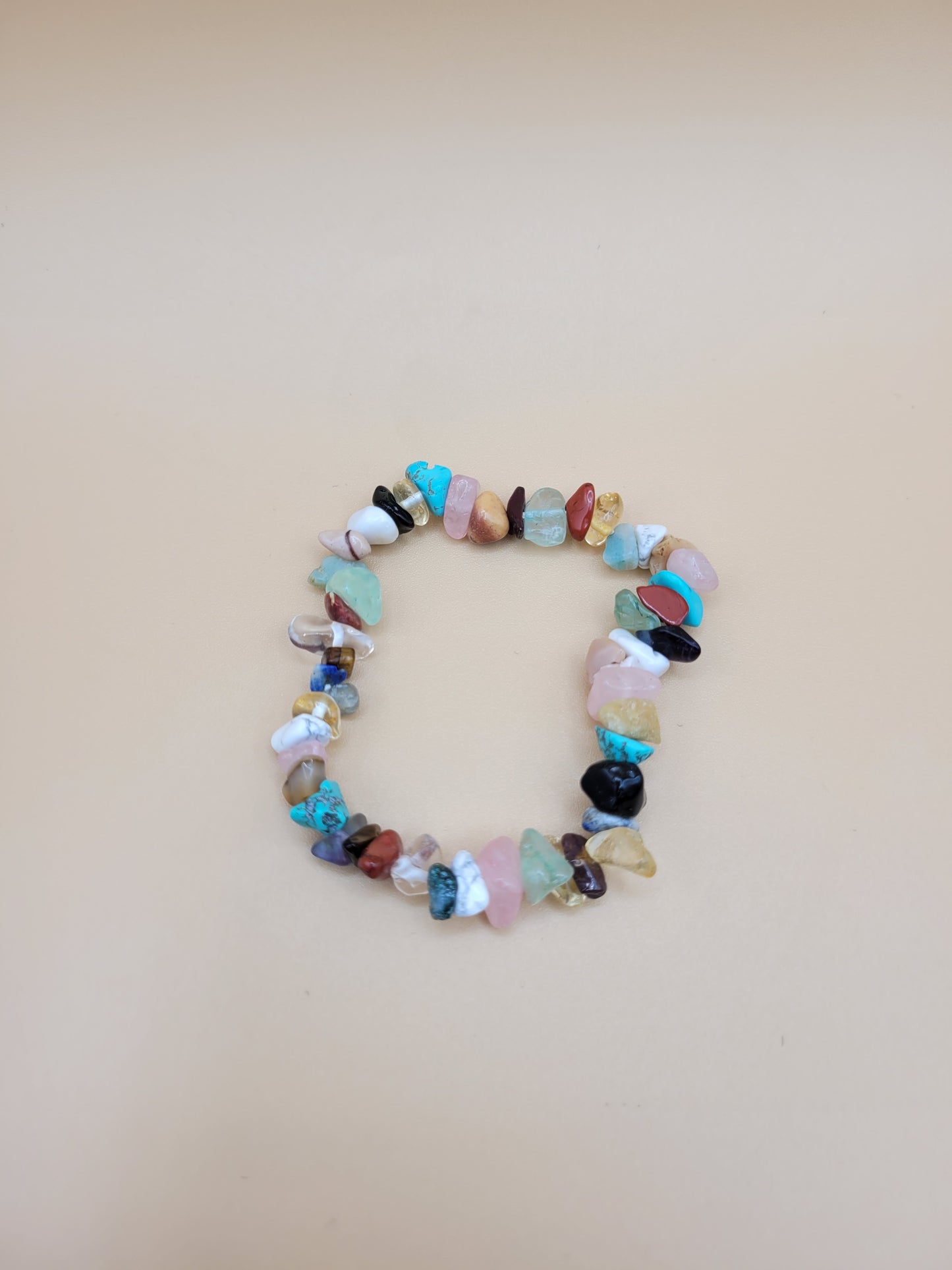 Chipped Multi Stone Bracelet