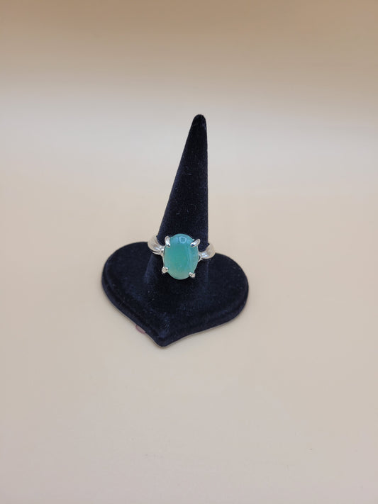 Green Aventurine Ring Size 7,8