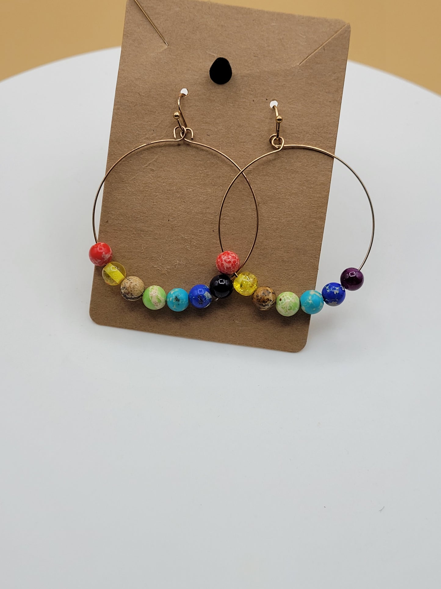 Chakra Bead Hoops