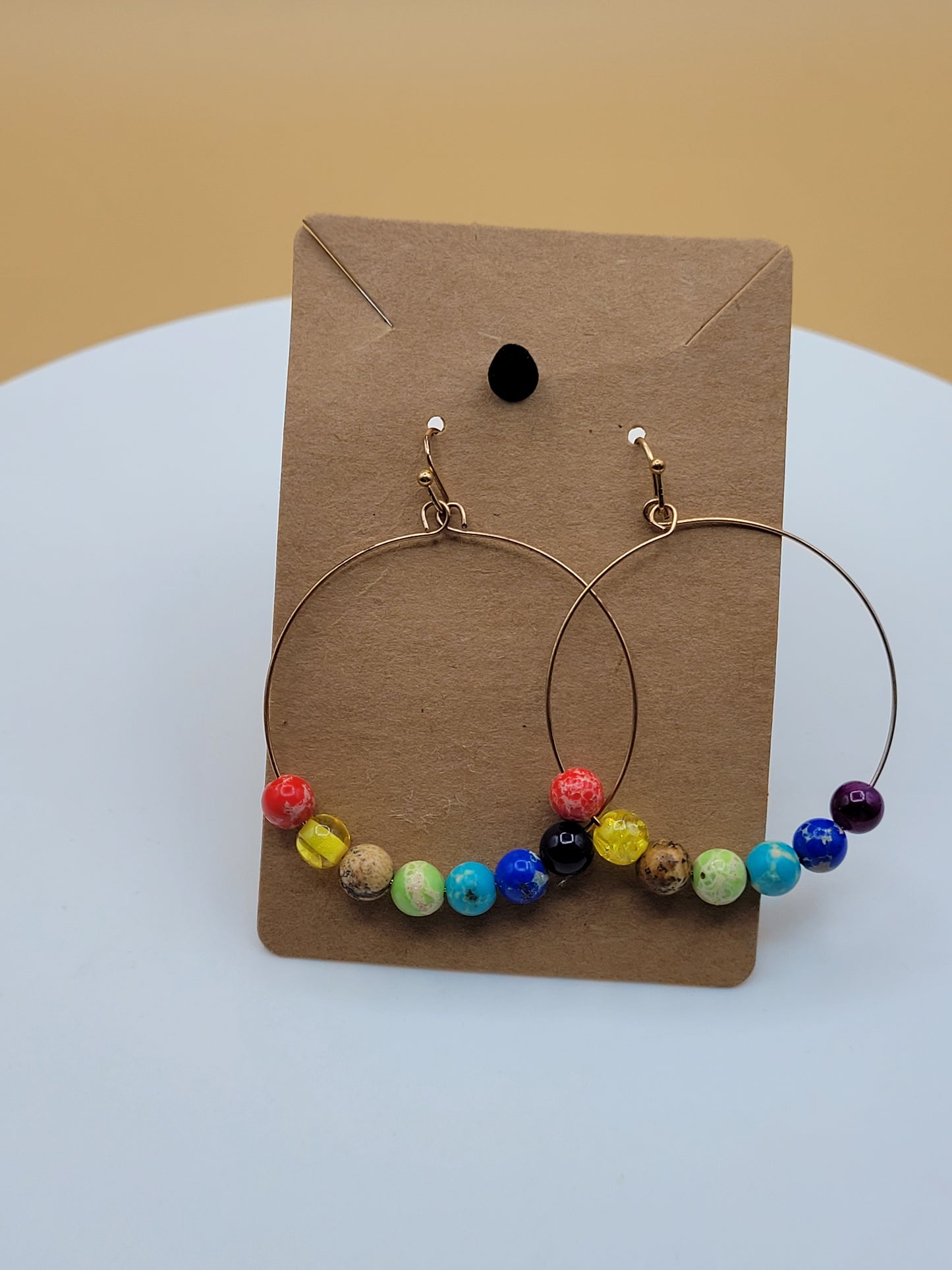 Chakra Bead Hoops