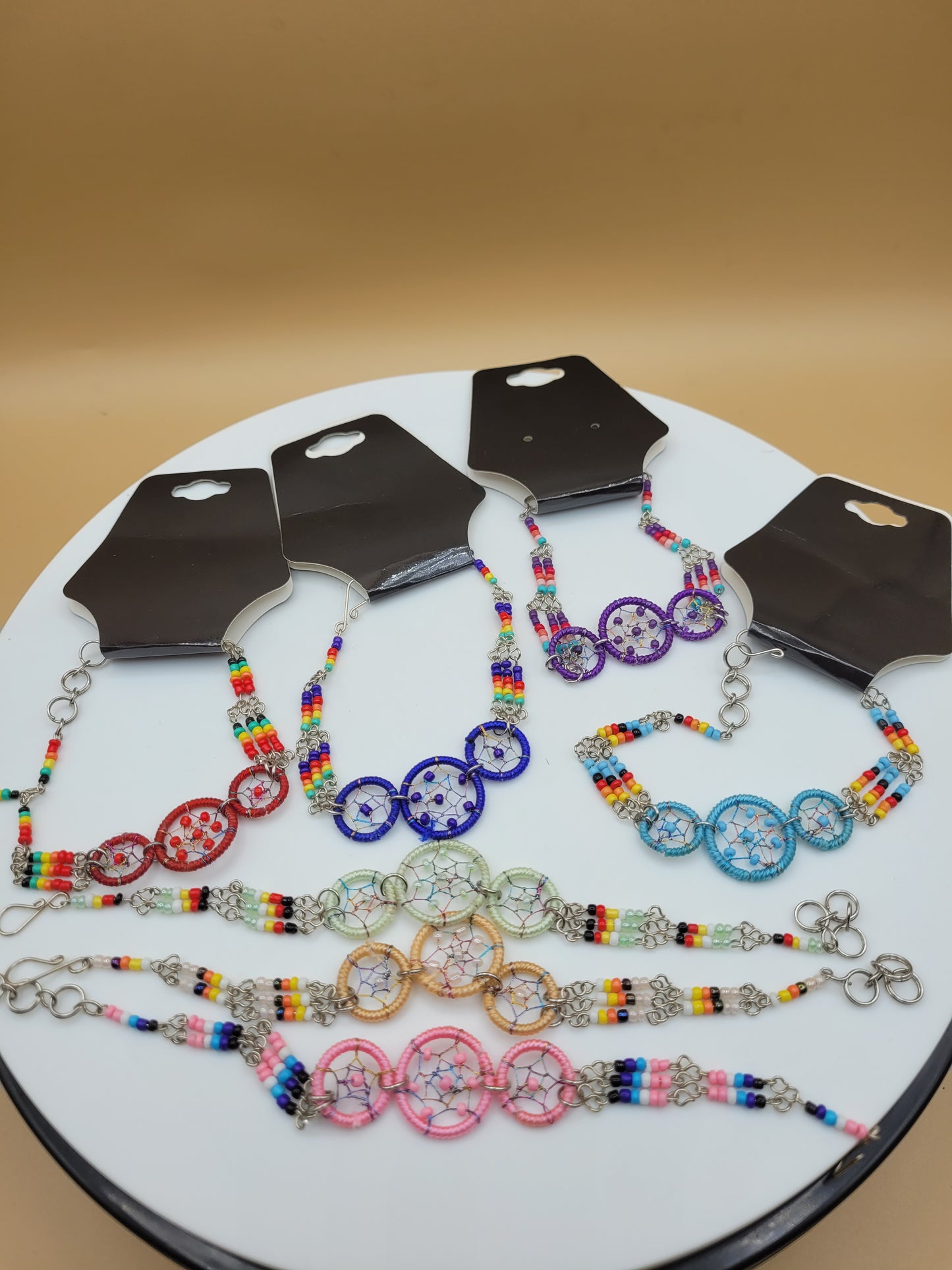 Dream Catchers Earrings ,Bracelets, Necklaces, Anklets