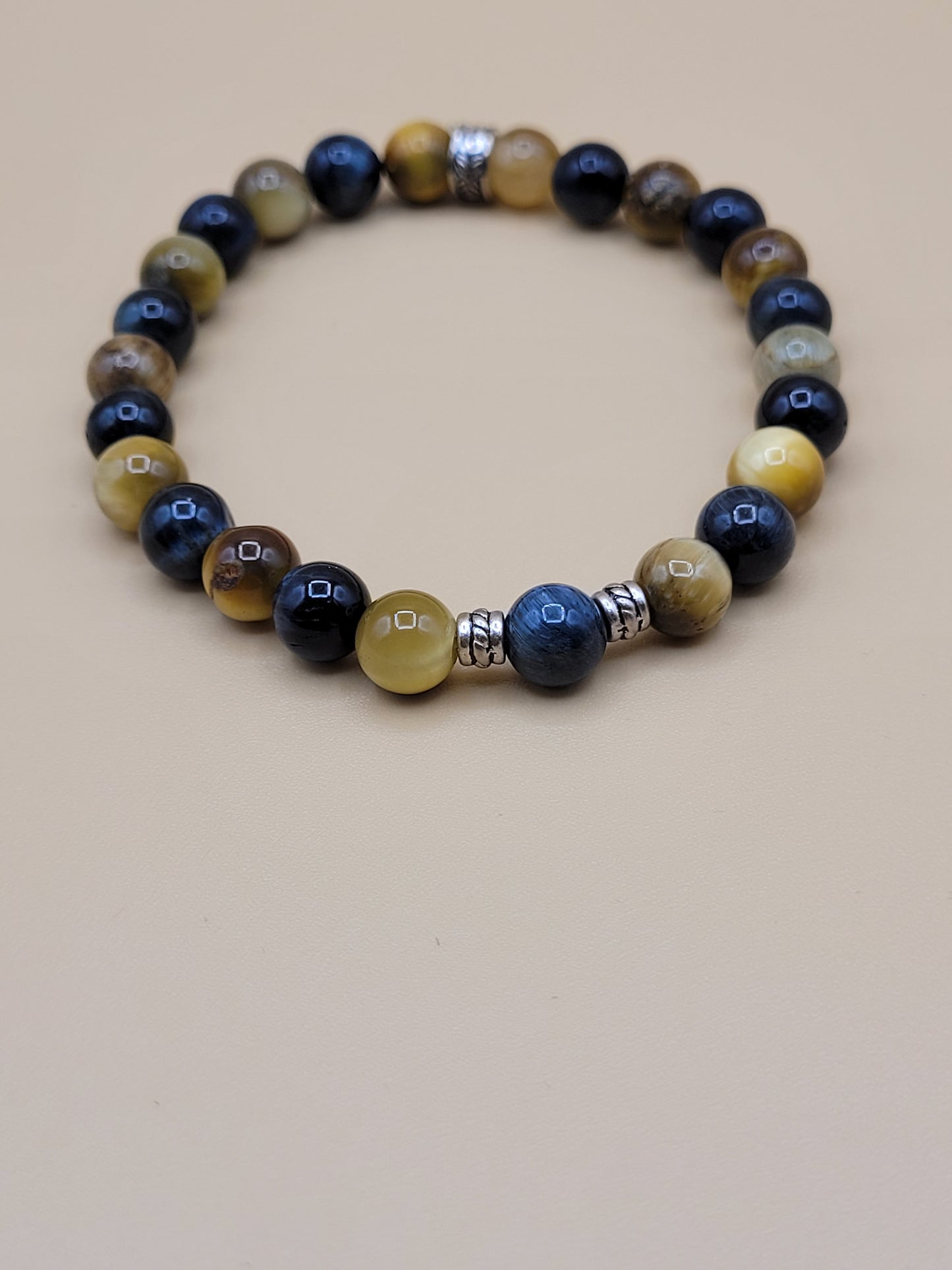 Mixed Tiger's Eye Bed Bracelet