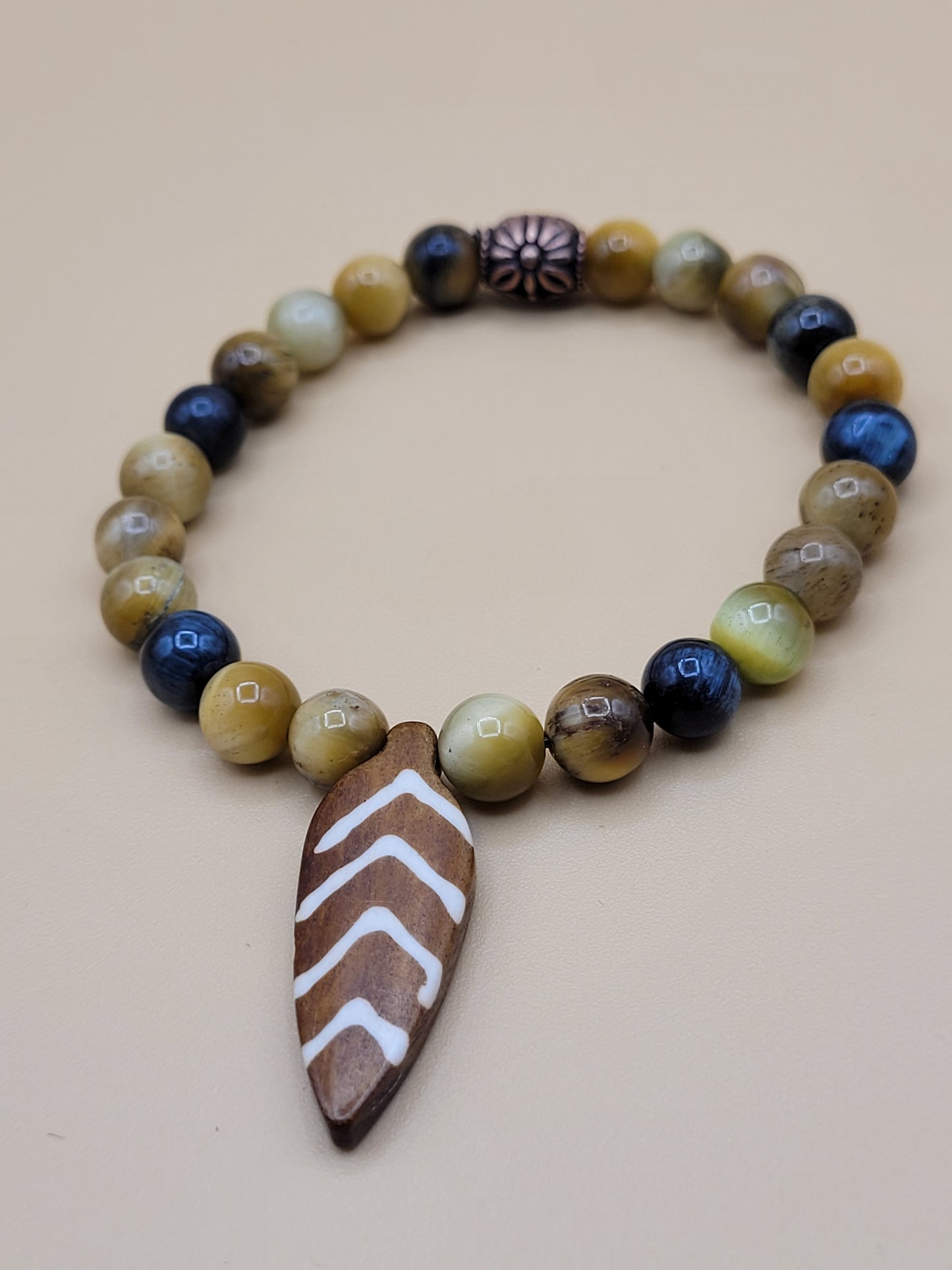 Mixed Tiger's Eye Bed Bracelet