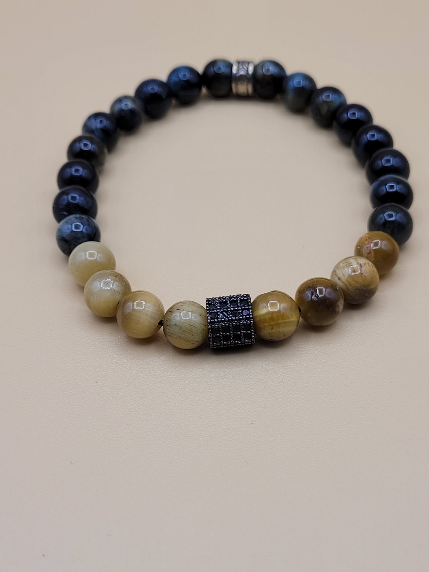 Mixed Tiger's Eye Bed Bracelet