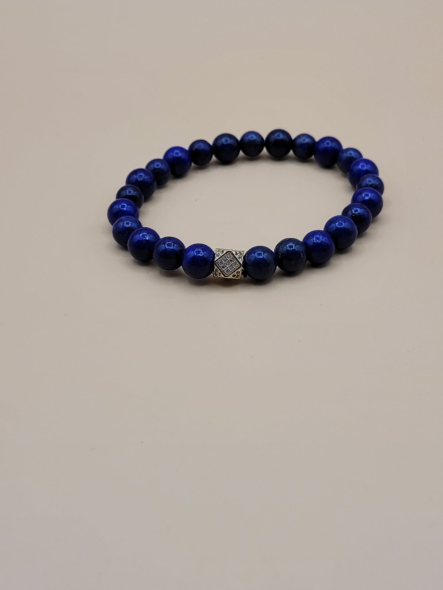 Lapis Lazuli Bead Bracelet