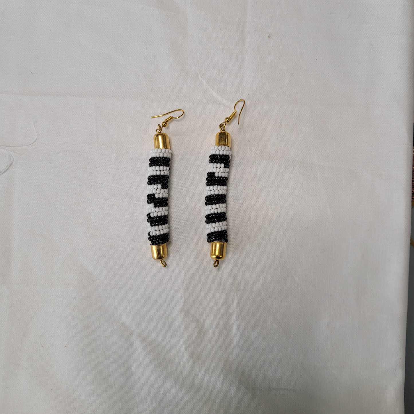 Beaded Rod Style Earrings