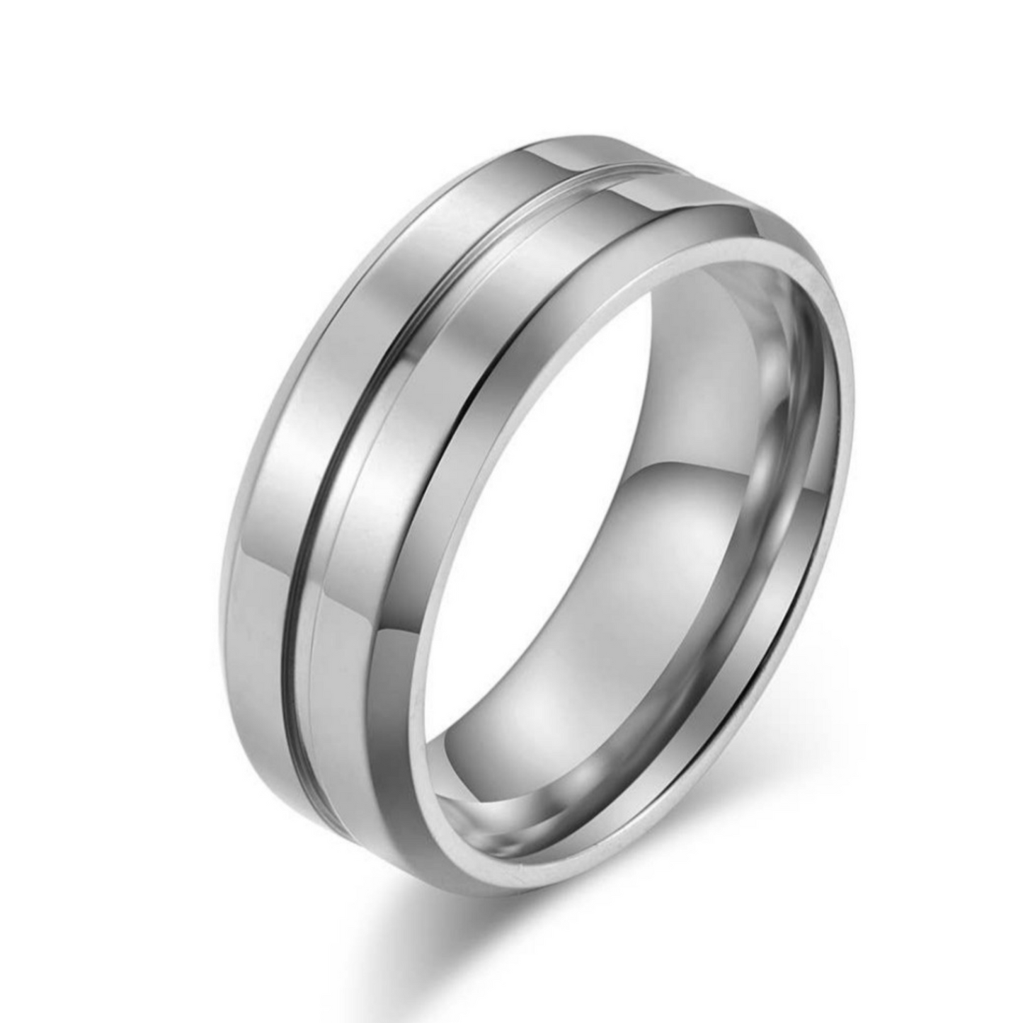 Titanium Steel Men's Fashion Rings